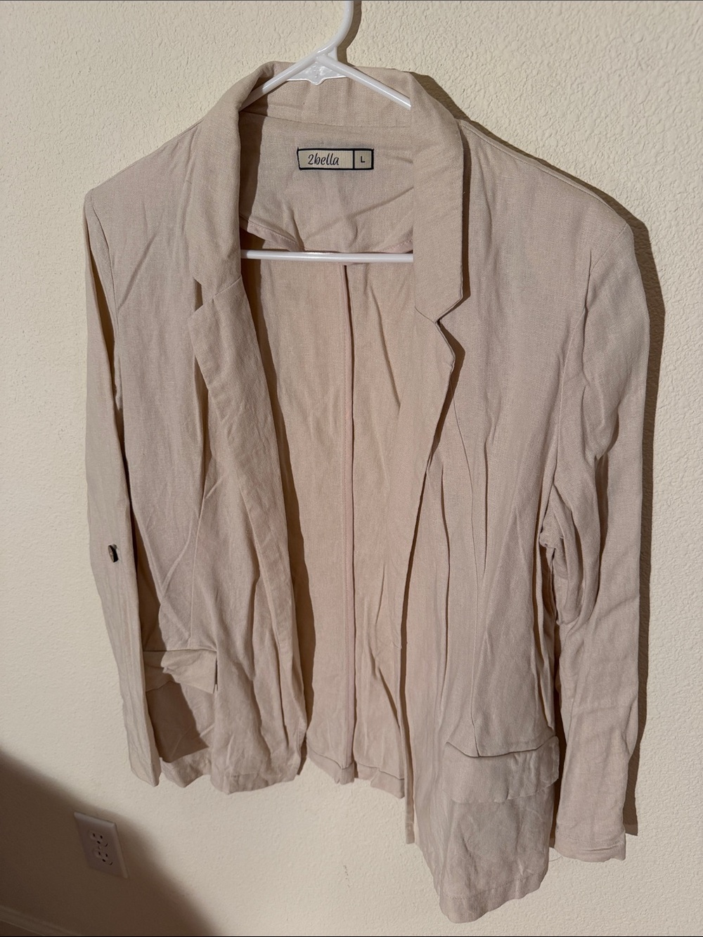2bela Women's Open Front Blazer Jacket